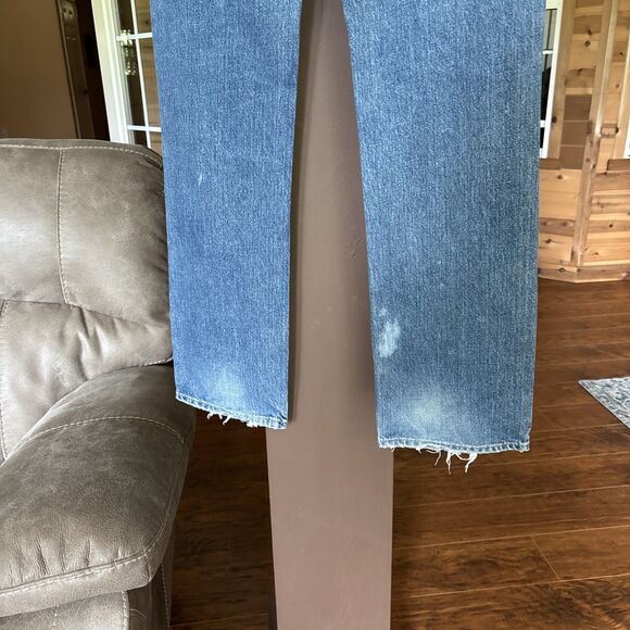 Hollister Jeans Men 30X34 Blue Distressed Worn Street School Casual Work Ranch - Picture 5 of 9